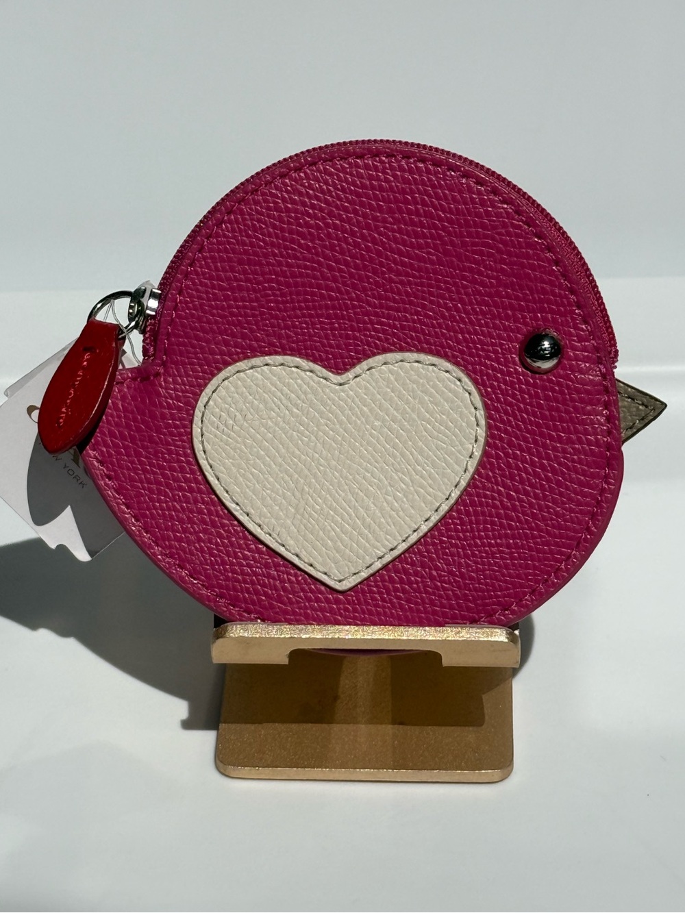Coach Love Heart Bird Coin Purse